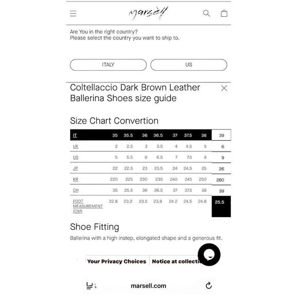 MARSELL Italy $1098 Limited Coltellaccio Ballerina Flats Pony Fur Hide Noce 39 - Picture 16 of 16